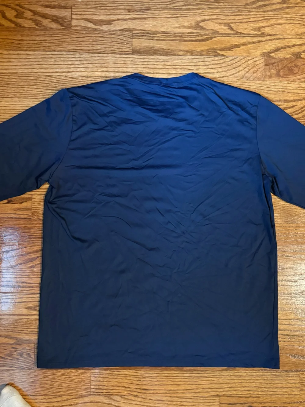 Littoraneus UPF 50+ Navy Long Sleeve Rash Guard Swim Shirt Size G (Large)